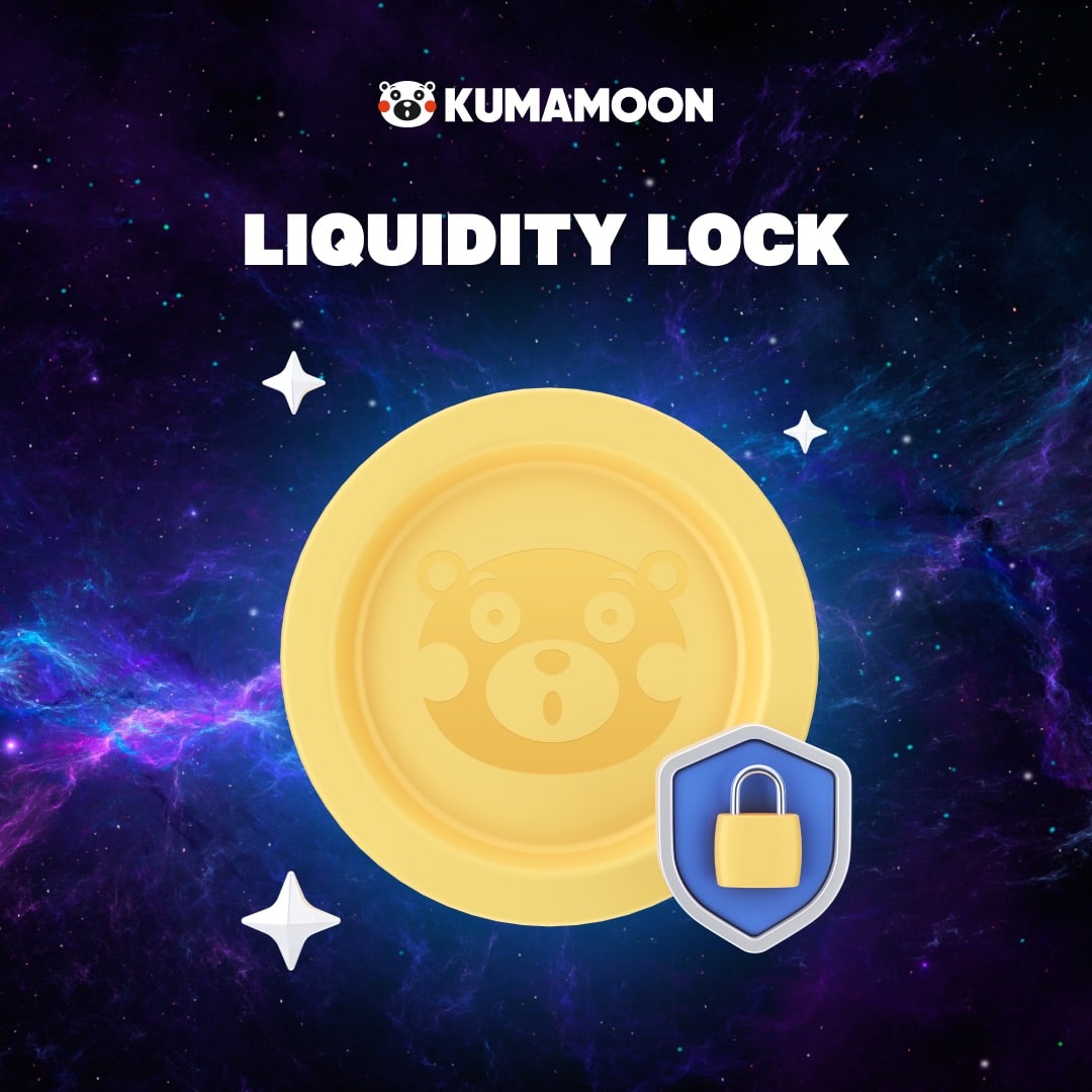 We've just locked our Uniswap liquidity pool